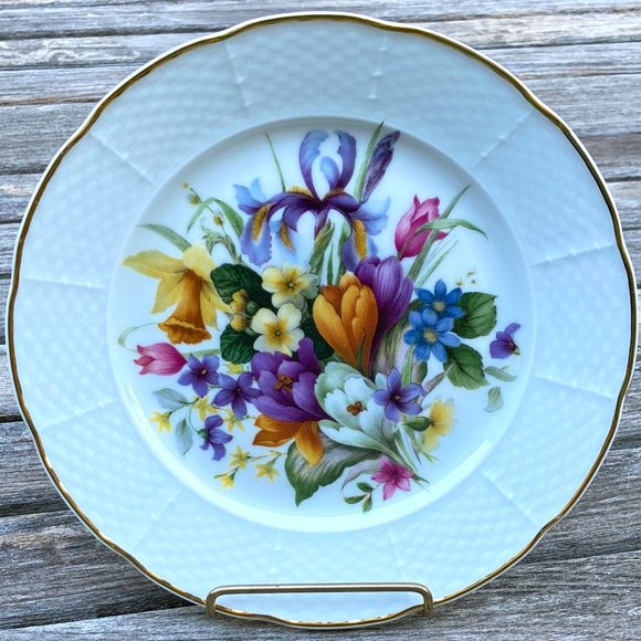 Dessert Salad Snack Plates - St. Martin Email de Limoges - France - Picture 6 of 8